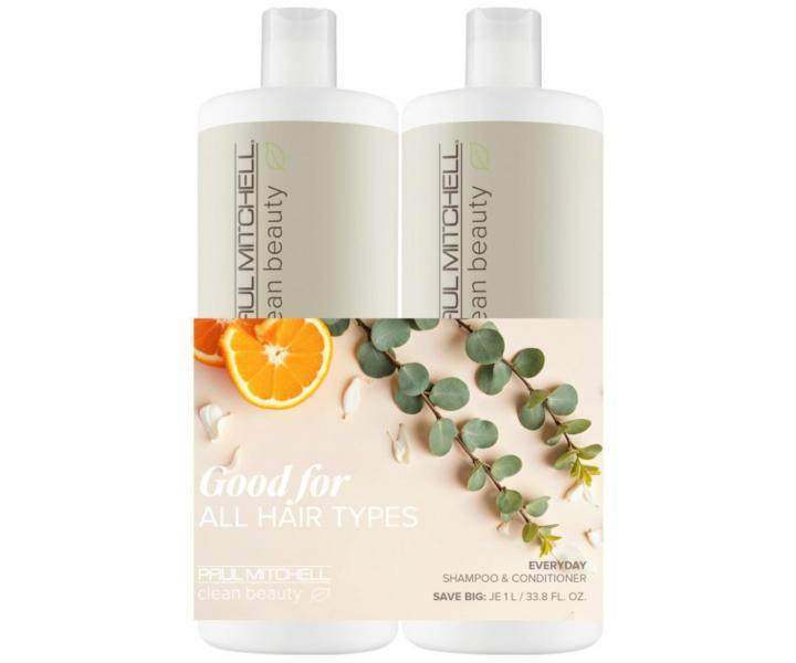 Sada pre vetky typy vlasov Paul Mitchell Clean Beauty Everyday Save Big Duo