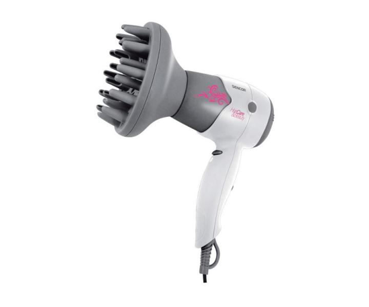 F�n na vlasy s difuz�rem Sencor SHD 6504W - 1400 W, bielo-siv�