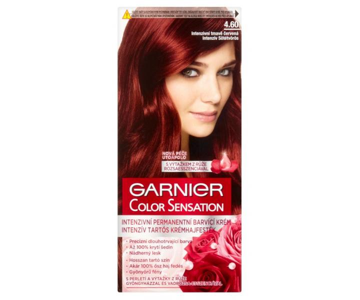 Permanentn farba Garnier Color Sensation 4.60 intenzvna tmavo erven
