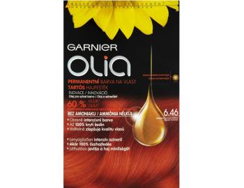 Permanentn olejov farba Garnier Olia 6.46 intenzvna erven meden