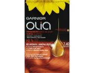 Permanentn olejov farba Garnier Olia 7.40 intenzvna meden