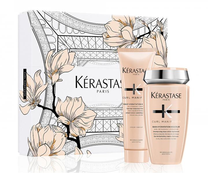 Dar�ekov� sada pre vlnit� a ku�erav� vlasy K�rastase Curl Manifesto Spring Box