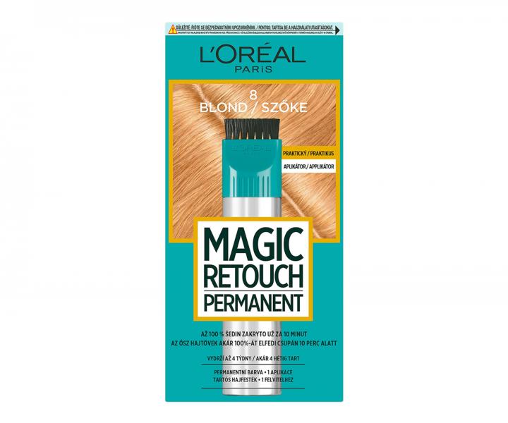 Permanentn farba na odrasty a ediny Loral Magic Retouch Permanent - odtie 8, blond
