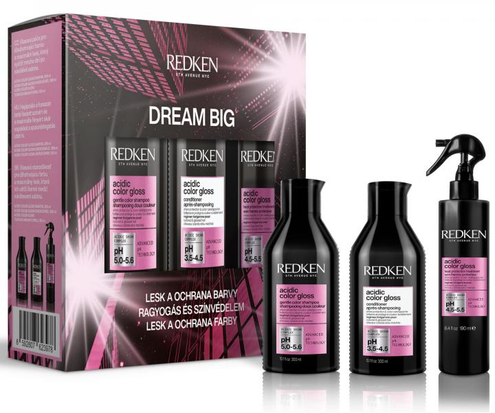Rozjas�uj�ca dar�ekov� sada pre farben� vlasy Redken Acidic Color Gloss Dream Big