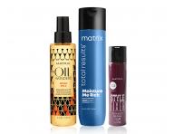 Sada na hydrat�ciu such�ch vlasov Matrix + lak na vlasy zadarmo