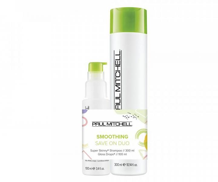 Sada na uhladenie vlasov Paul Mitchell Super Skinny Smoothing Save On Duo - �amp�n + lesk