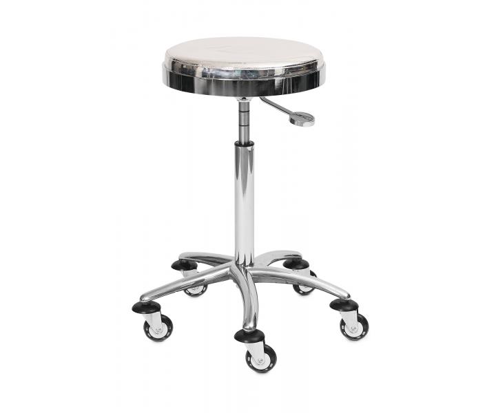Taburet/odkladac� stol�k na kolieskach Sibel Space - II. akos� - odreniny a hrdza na pieste