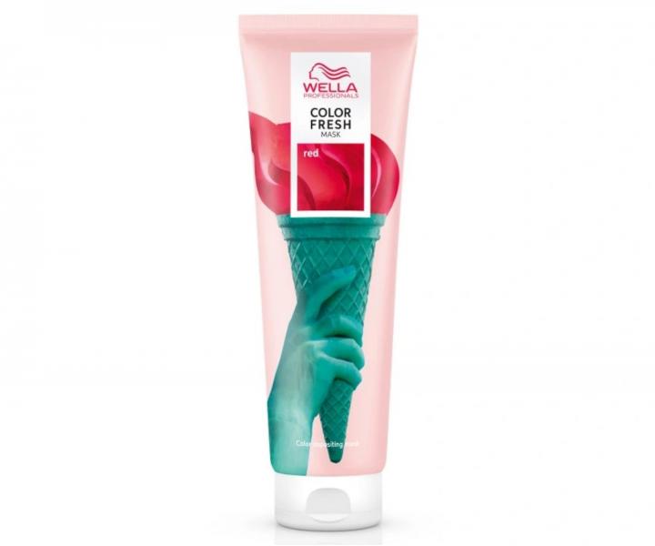 Farbiaca maska na vlasy Wella Color Fresh Mask Red - 150 ml, erven