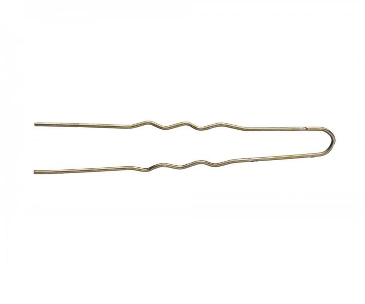 Vlnit vlsenka Eurostil Professional - 5,5 cm, tmavo zlat - 20 ks