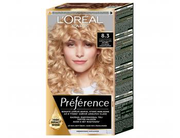 Permanentn� farba Lor�al Pr�f�rence 8.3 svetlo zlat� blond