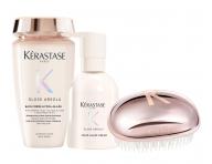 Sada pre rozjasnenie a hydrat�ciu pevn�ch a krepat�ch vlasov K�rastase Gloss Absolu + kefa zadarmo