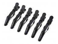 Klipsy do vlasov Sibel Gator - 11 cm, ierne, 6 ks