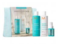 Dar�ekov� sada na uhladenie krepat�ch vlasov Moroccanoil Frizz Control Collection + sprej na uhladenie a ta�ti�ka zadarmo