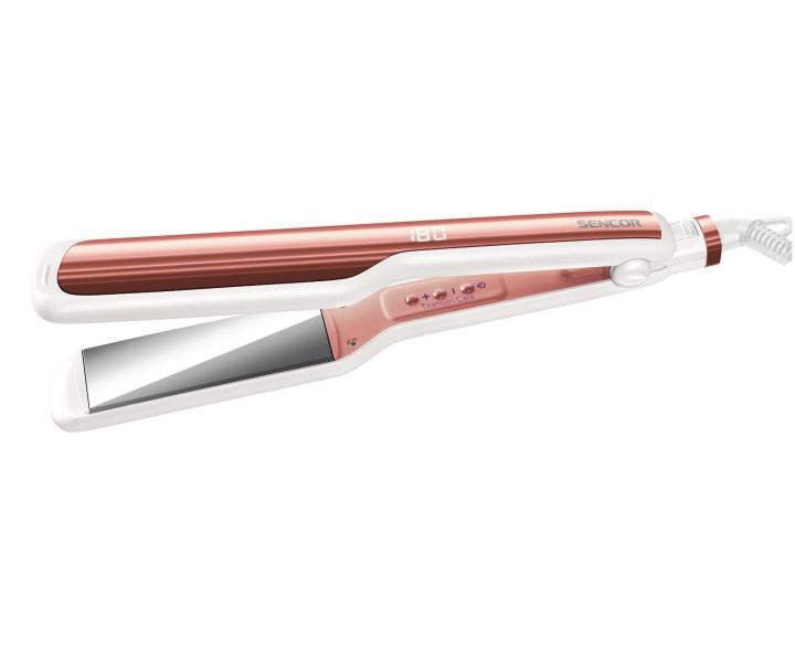 �ehli�ka na vlasy Sencor SHI 5500GD - perle�ov� biela/ru�ov�