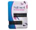 Sponka vlnit Sibel Best Grip - 5 cm - ierna - 12 ks