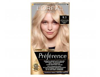 Permanentn farba Loral Prfrence 9.1 vemi svetl popolav blond