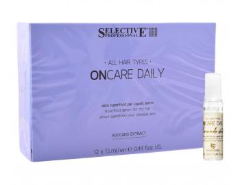 Hydratan srum pre such vlasy Selective Professional OnCare Daily Superfood Serum - 12 x 13 ml