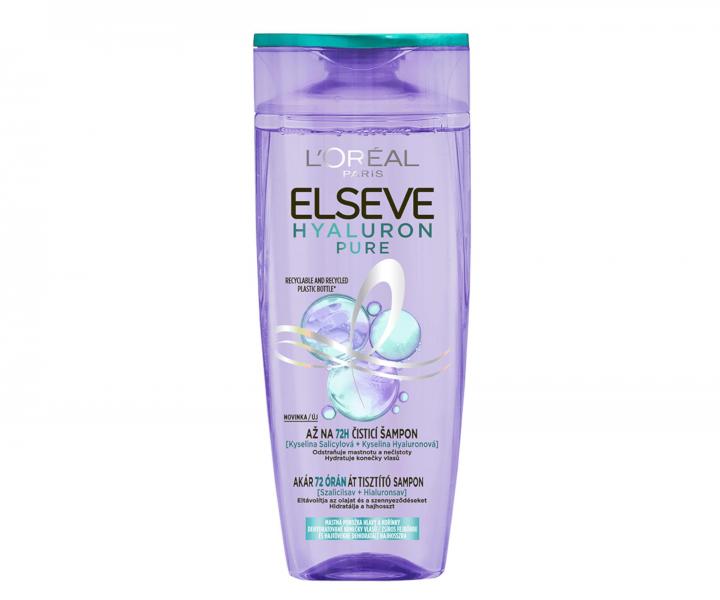 ampn pre mastn pokoku hlavy a korienky a such koneky Loral Elseve Hyaluron Pure - 250 ml