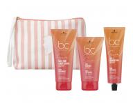 Cestovn sada pre slnkom zaaovan vlasy Schwarzkopf Professional BC Bonacure Sun Protect + kozmetick taka zadarmo