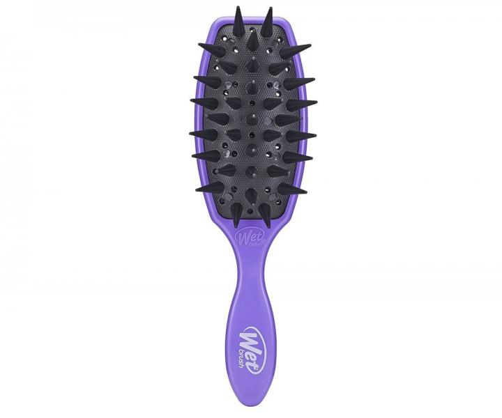 Kefa na rozesvanie mokrch vlasov Wet Brush Custom Care - fialov