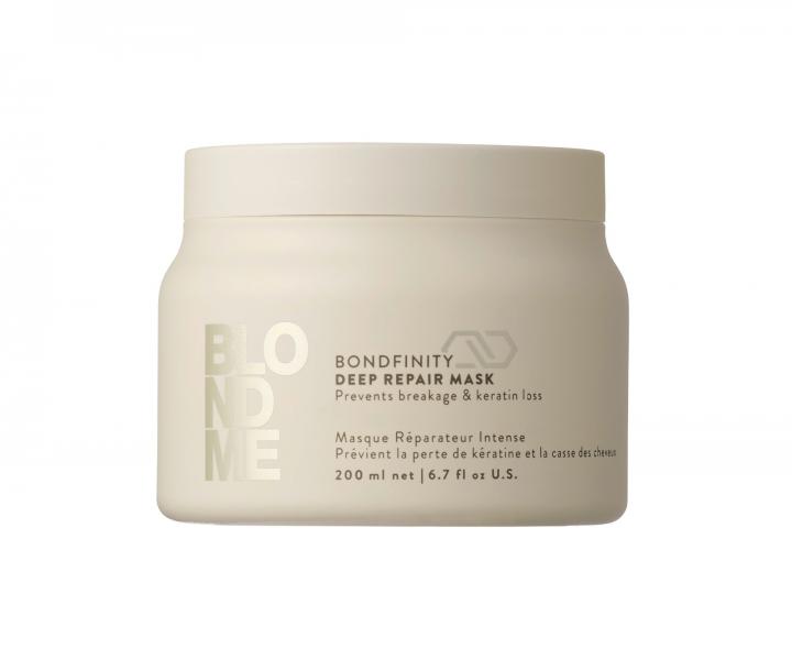 Regeneran maska pre blond vlasy Schwarzkopf Professional Blond Bondfinity Deep Repair Mask - 200 ml