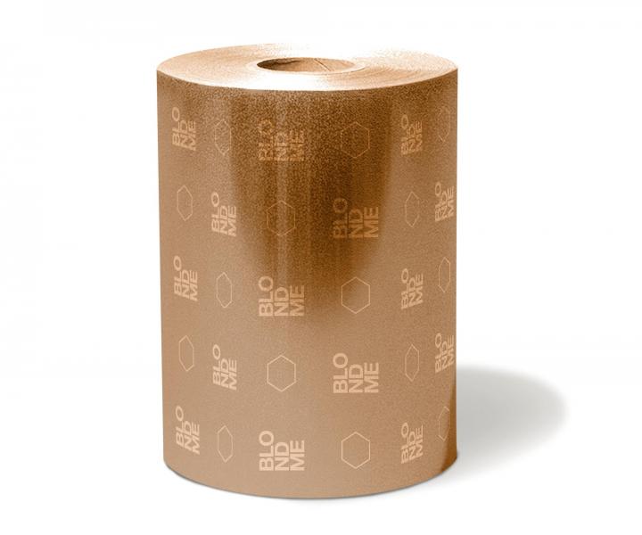 Profesionlna kaderncka hlinkov flia s embossingom Framar X Schwarzkopf Professional BlondMe - 97,5 m, zlat