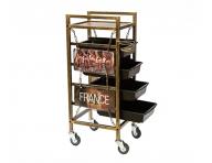 Kadern�cky pracovn� voz�k Hairway France - patina