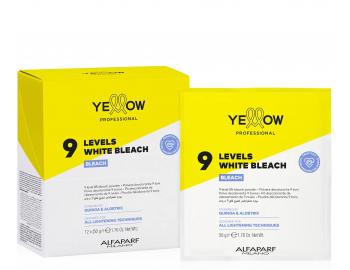 Zosvet�uj�ci p�der Yellow Professional 9 Levels White Bleach - 12 x 50 g