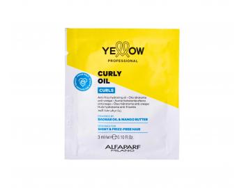 Rozjas�uj�ci a zjem�uj�ci olej pre vlnit� a ku�erav� vlasy Yellow Professional Curls Curly Oil - 3 ml (bonus)