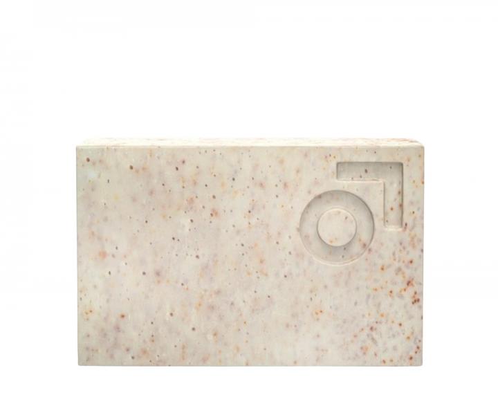 Tuh telov mydlo s peelingom pre muov Beviro Purifying Body Scrub Bar Zesty Vetiver - 135 g