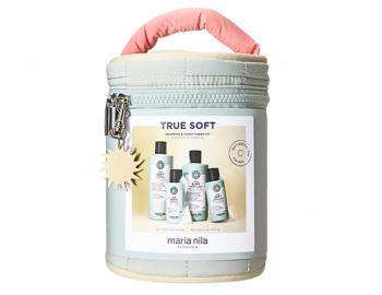 Dar�ekov� sada pre such� vlasy Maria Nila True Soft Beauty Bag + kozmetick� ta�ka zdarma