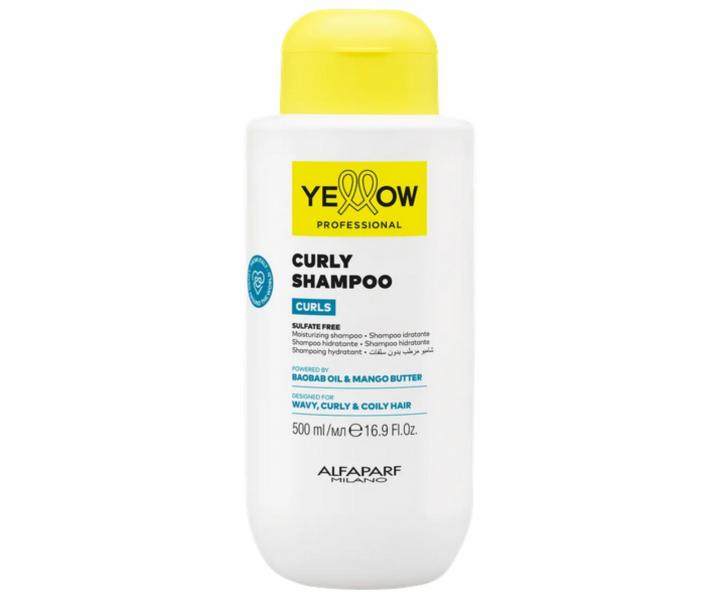 �amp�n pre vlnit�, ku�erav� a afro vlasy Yellow Professional Curls Curly Shampoo - 500 ml