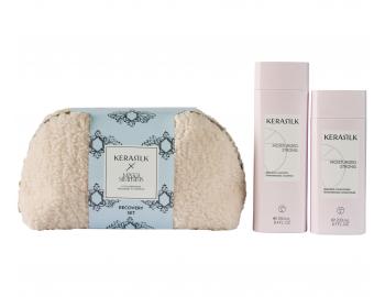 Darekov sada pre regenerciu suchch a pokodench vlasov Kerasilk Recovery Set + kozmetick tatika zadarmo