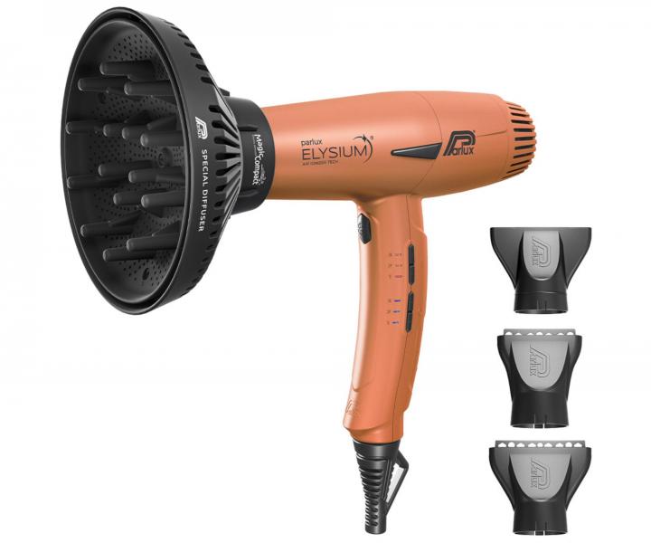 Profesionlny fn na vlasy s difuzrom Parlux Elysium Copper - 2300 W, meden