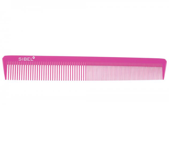 Antistatick� hrebe� na vlasy Sibel 4011617 - 19 cm, ru�ov�