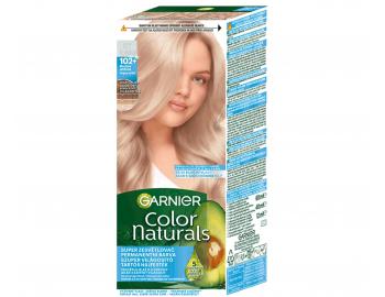 Permanentn zosvetujca farba na vlasy Garnier Color Naturals - 102+ mraziv strieborn