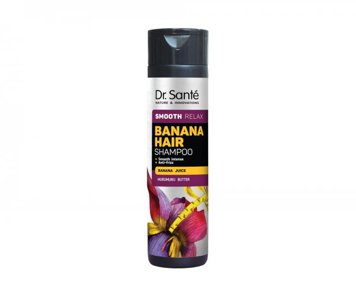 ampn na uhladenie vlasov Dr. Sant Smooth Relax Banana Hair Shampoo