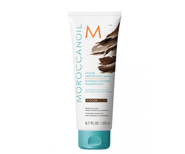Tnujca maska na vlasy Moroccanoil Color Depositing - Cocoa, 200 ml