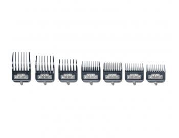 Sada náhradných nástavcov Andis Master® Premium Metal Clip Comb Set - 7 ks