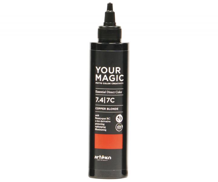 Tnujce pigmenty na vlasy Artgo Your Magic 7.4 | 7C - 200 ml, meden