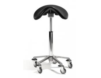 Taburet na kolieskach Sibel Saddle XL - ierny
