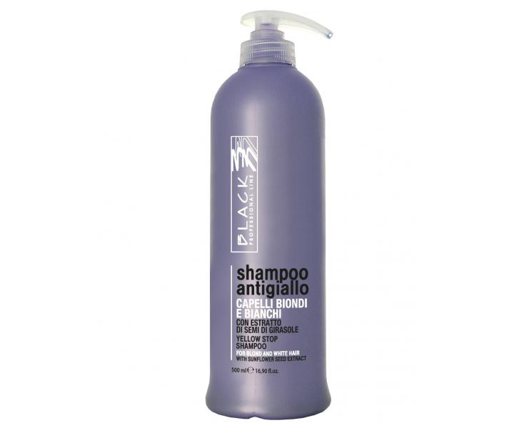 ampn pre blond a melrovan vlasy Black Yellow Stop - 500 ml