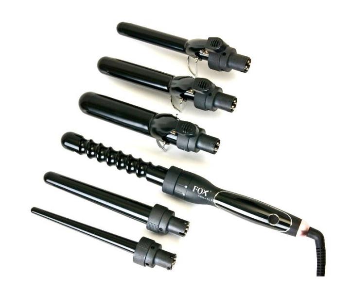 Multifunkn kulma na vlasy Fox Ceramic Optima 6v1 - ierna