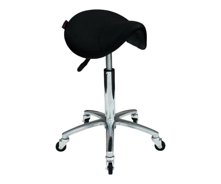 Taburet na kolieskach Hairway Profi - ierny