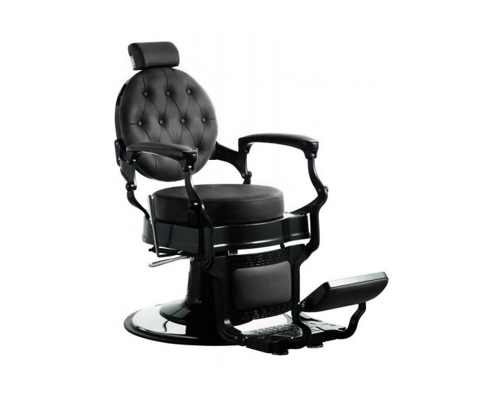 Kadern�cke barber kreslo Hairway Romeo - �ierne - II. akos� - odreniny na podstavci