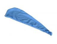 Uter�kov� turban z mikrovl�kna pre mokr� vlasy - modr�
