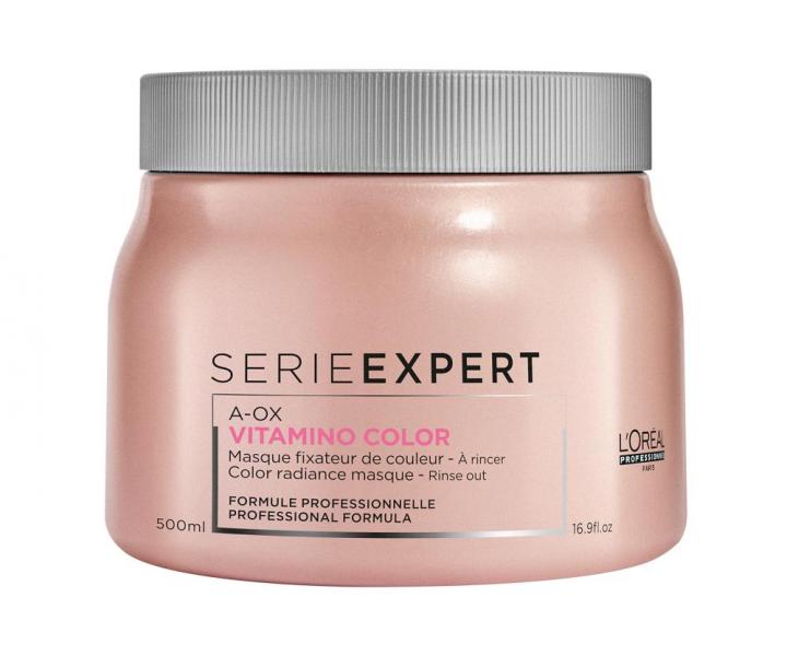 Maska pre ochranu iariv farby vlasov Loral Vitamino Color A-OX - 500 ml