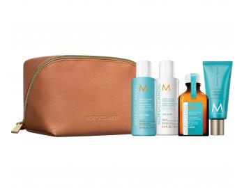 Cestovn sada pre objem jemnch vlasov Moroccanoil Travel Set Volume + tatika zadarmo