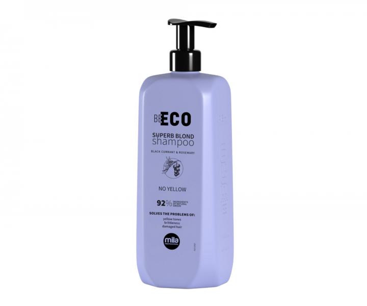 ampn na neutralizciu ltch tnov Mila Professional Be Eco Superb Blond Shampoo - 900 ml