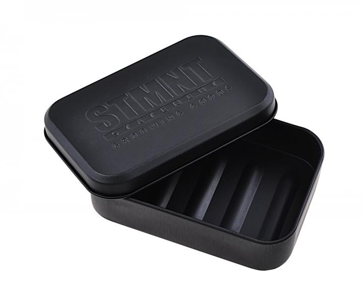 Plechov� krabi�ka na mydlo STMNT - �ierna